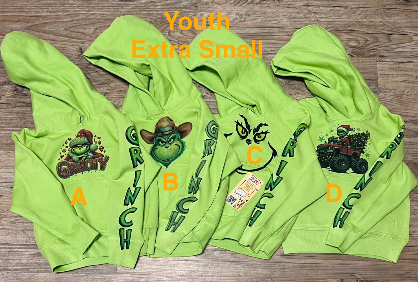 Grinchy Toddler Youth Hoodies