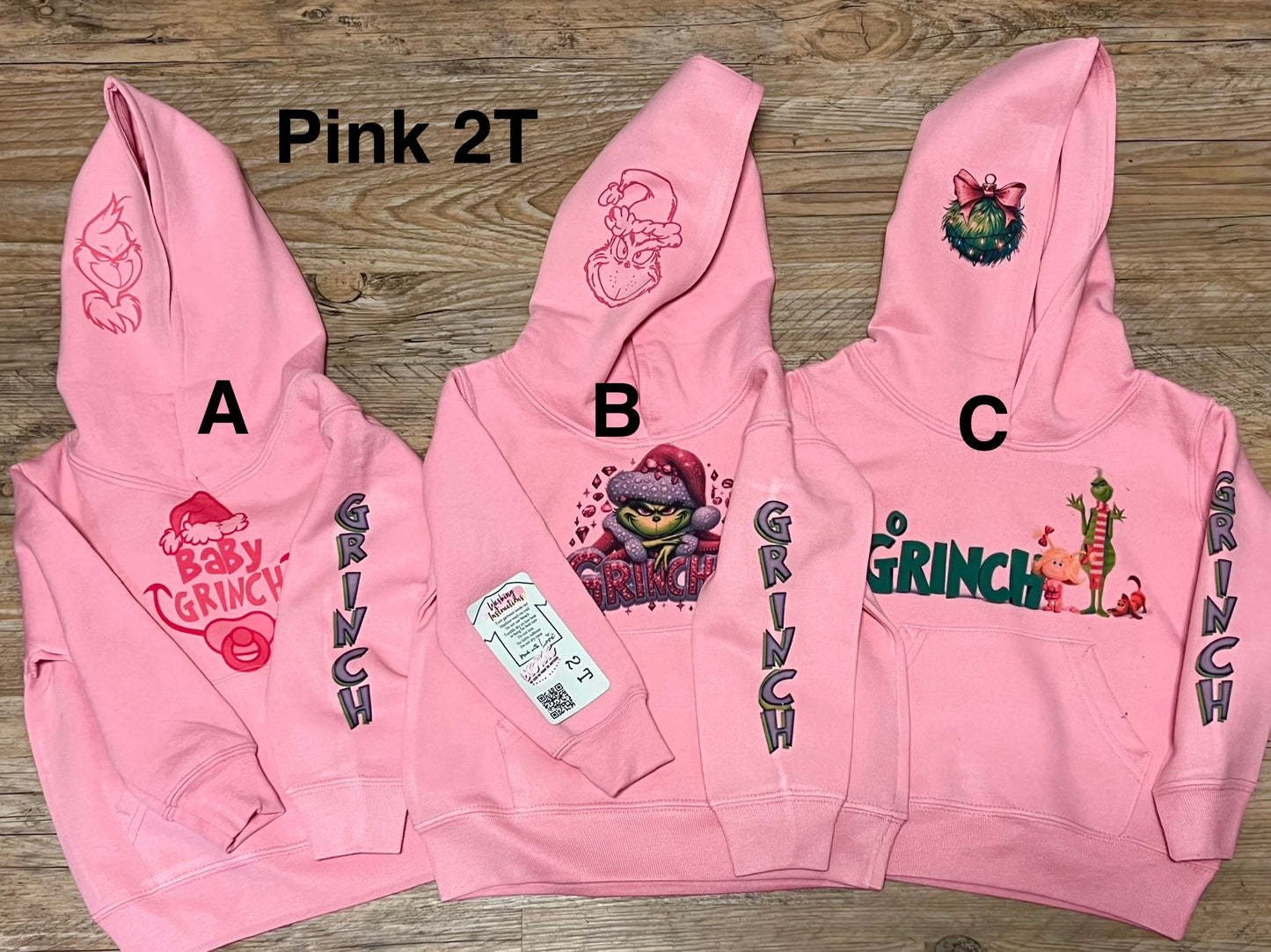 Grinchy Toddler Youth Hoodies