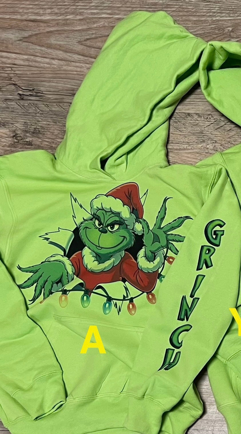 Adult Blank Lime Hoodies and Crew Necks