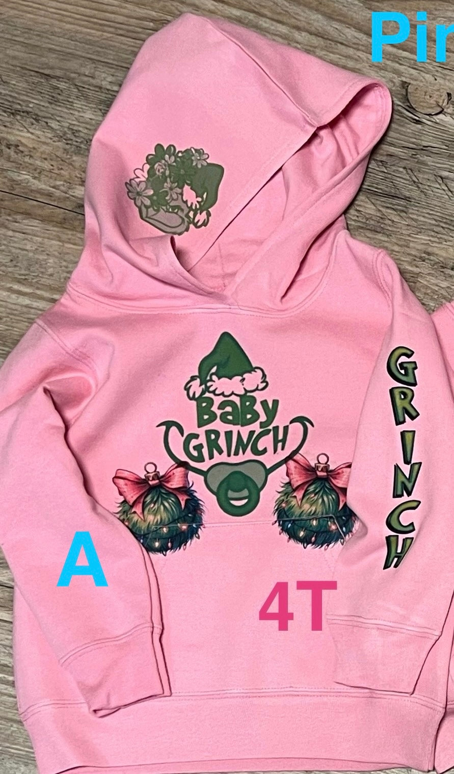 Grinchy Toddler Youth Hoodies