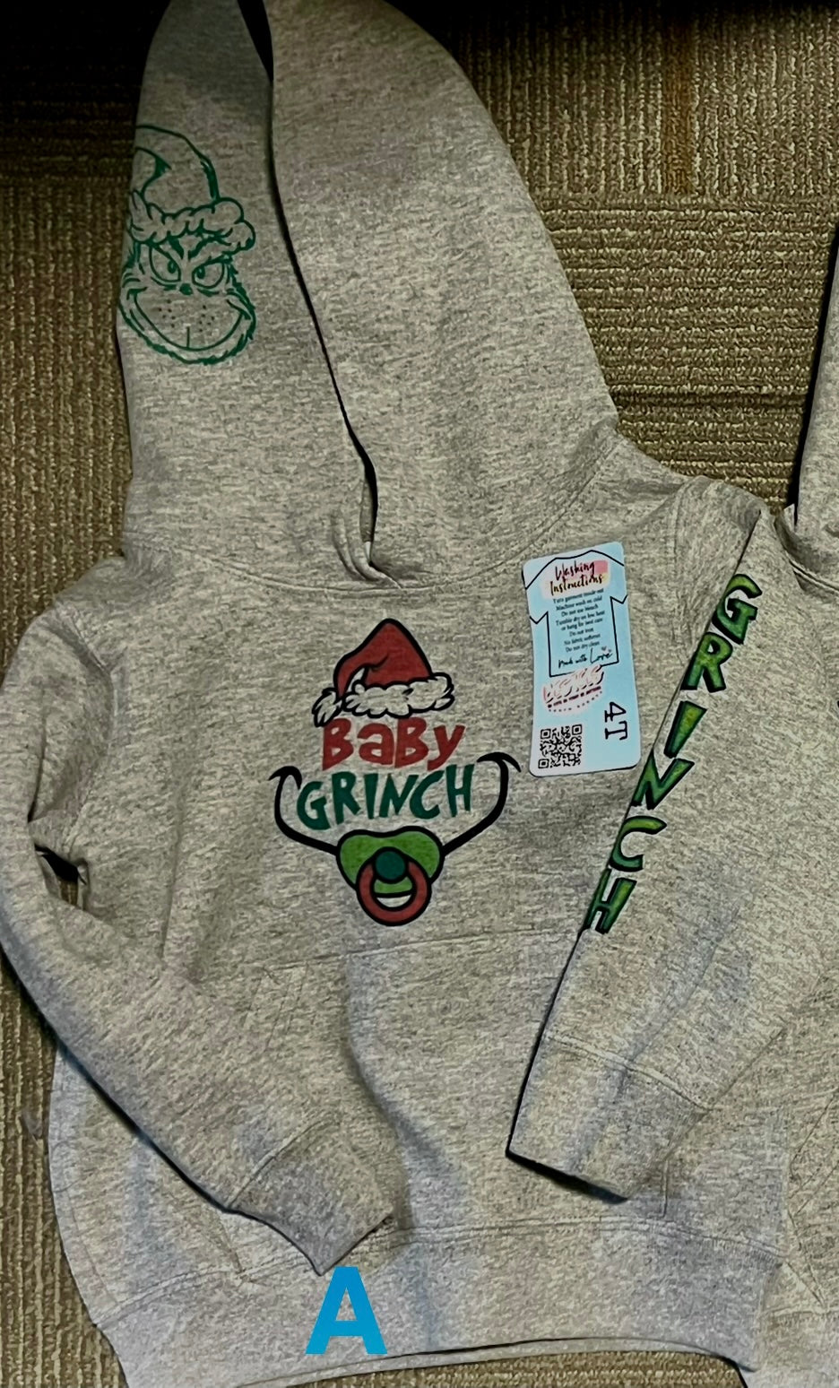Grinchy Toddler Youth Hoodies