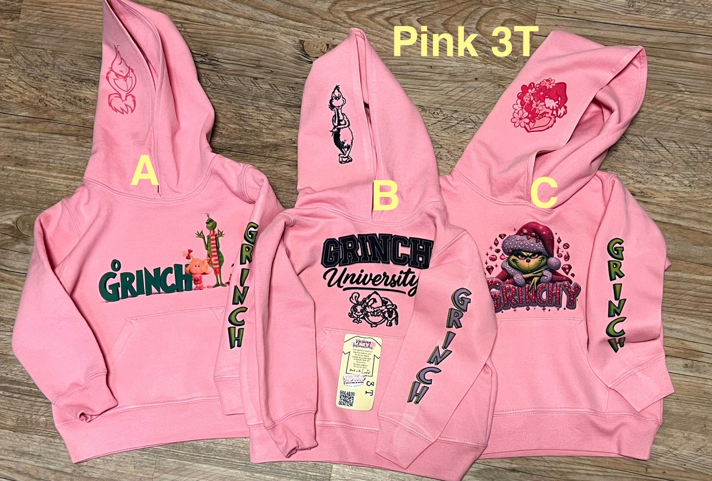 Grinchy Toddler Youth Hoodies