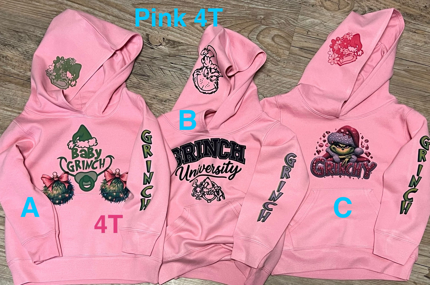 Grinchy Toddler Youth Hoodies
