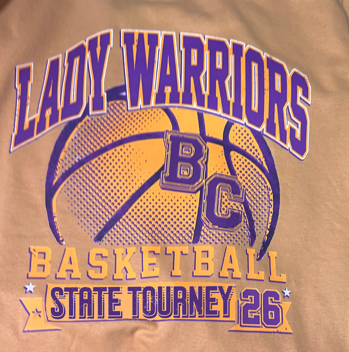 2026 STATE CONSOLATION CHAMPS-BC LADY WARRIORS T-SHIRT