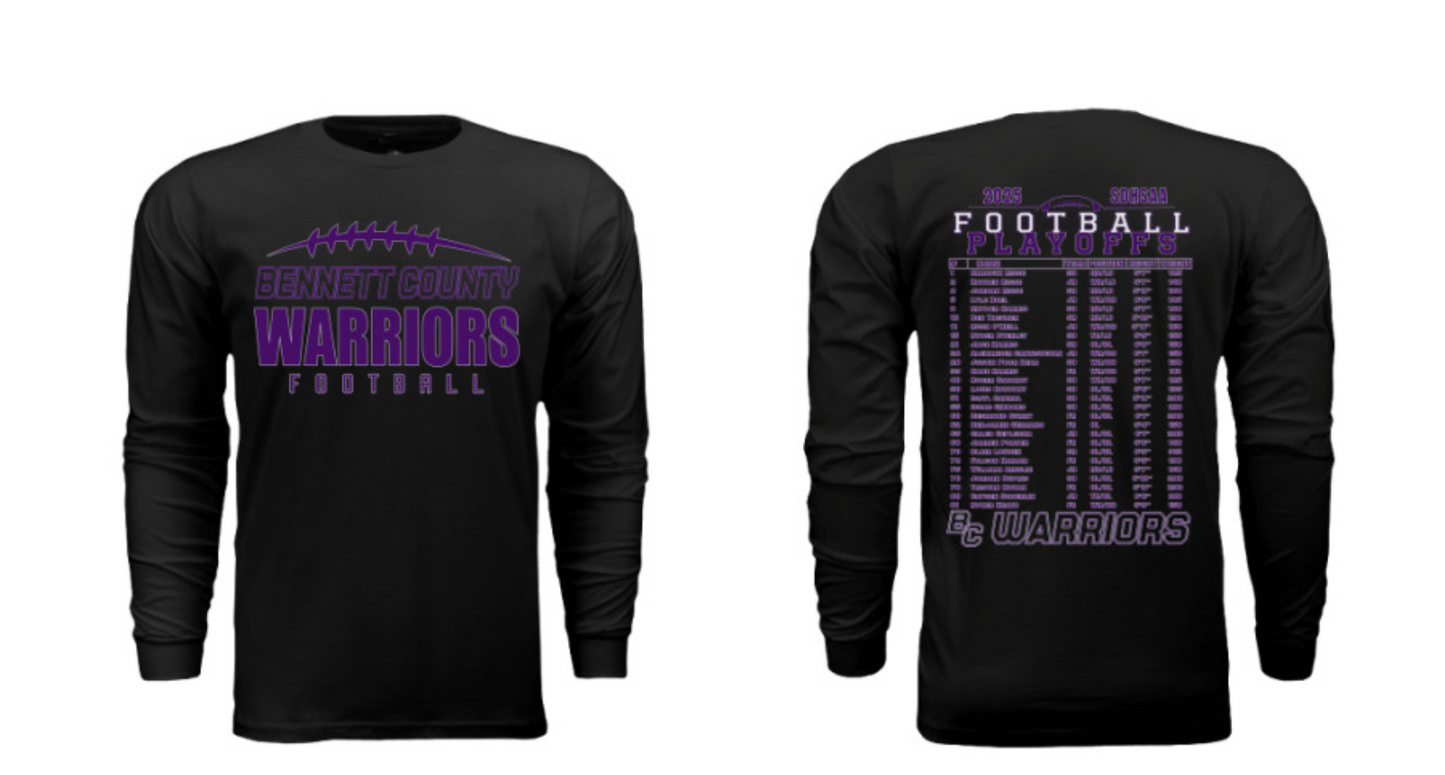 I ordered a few extra...   Black 2025 BC STATE FOOTBALL PLAYOFF  T-Shirt |BESTEES-SD|