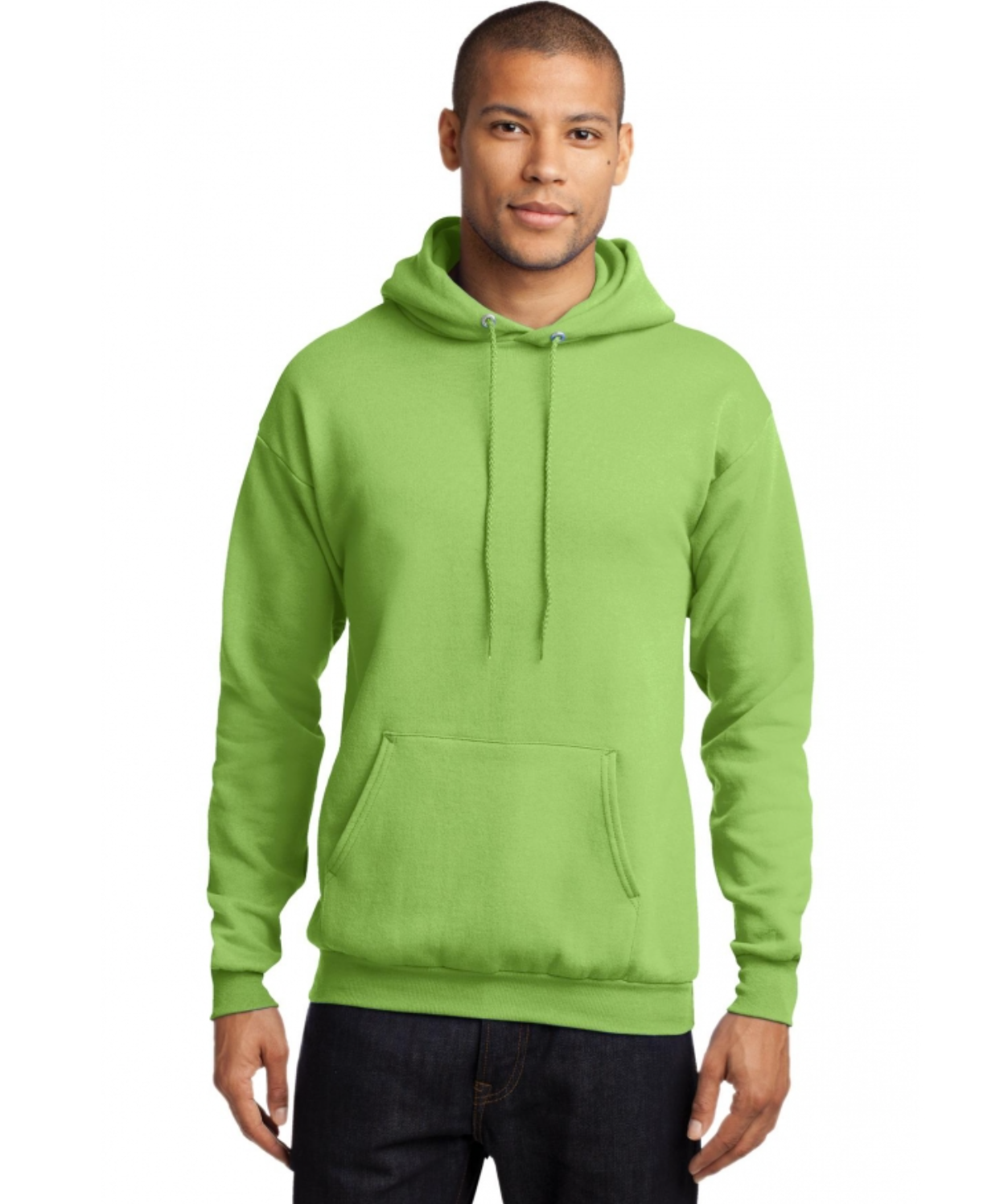 Adult Blank Lime Hoodies and Crew Necks