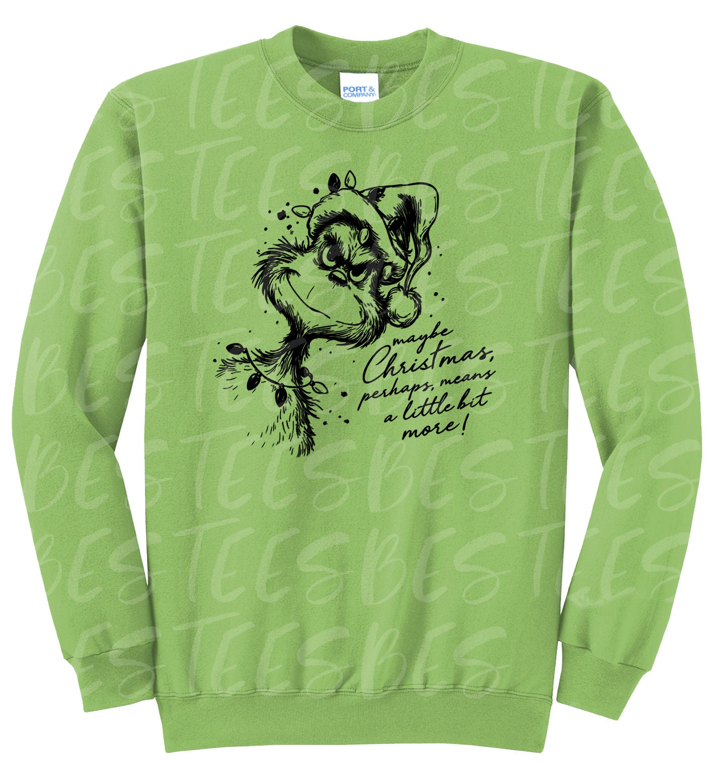 Adult Blank Lime Hoodies and Crew Necks