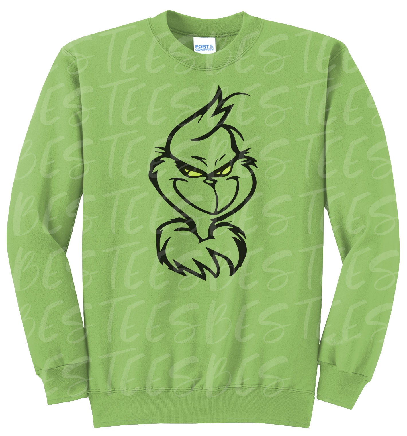 Adult Blank Lime Hoodies and Crew Necks