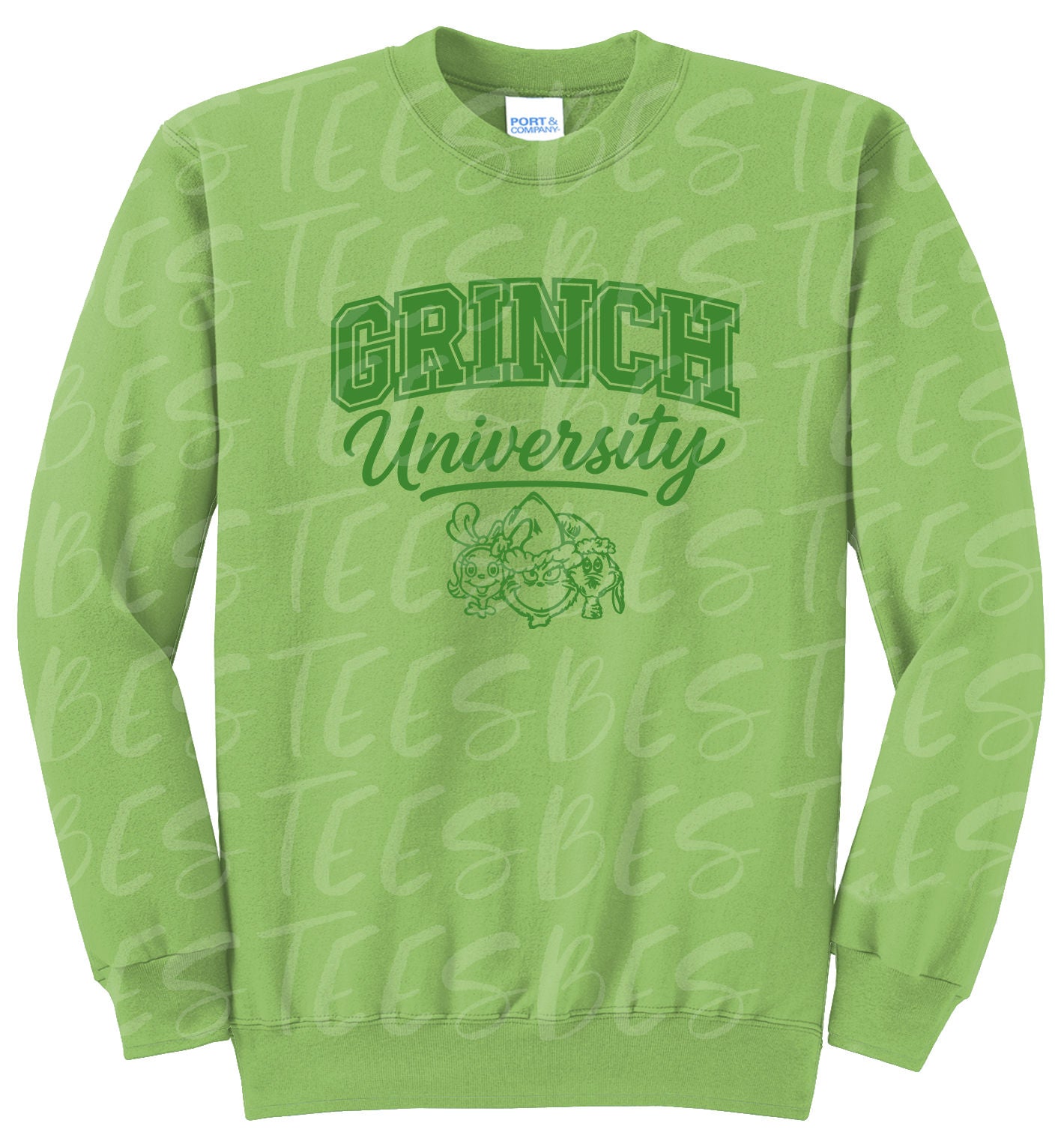 Adult Blank Lime Hoodies and Crew Necks