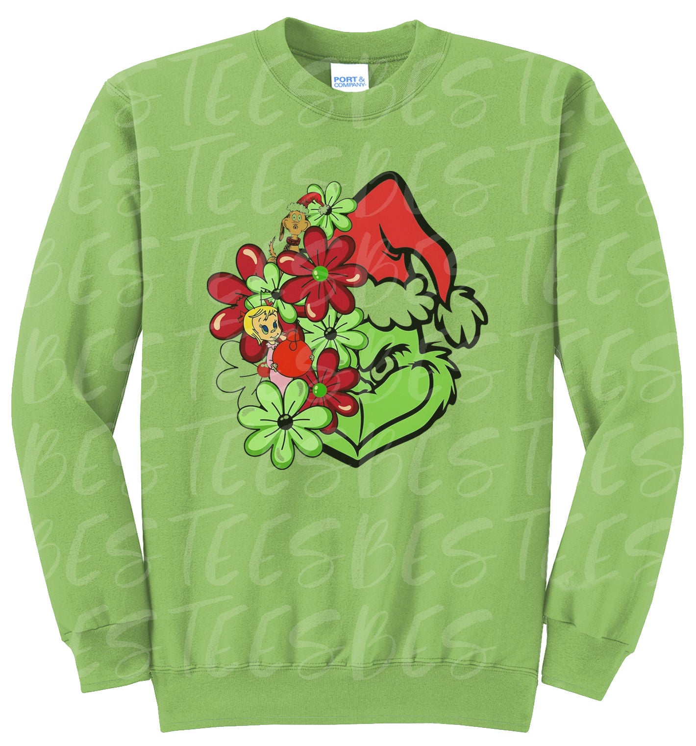 Adult Blank Lime Hoodies and Crew Necks