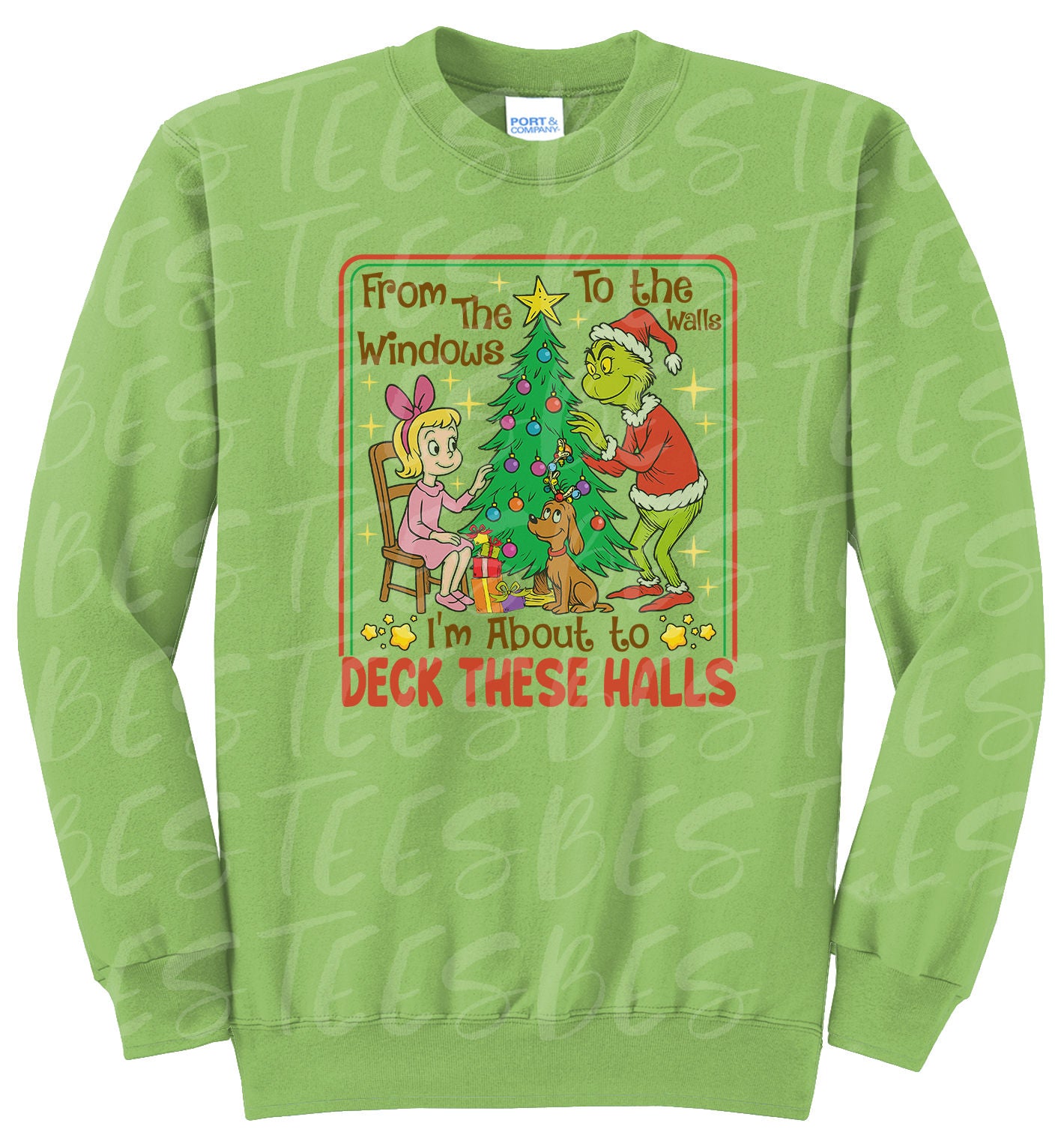 Adult Blank Lime Hoodies and Crew Necks