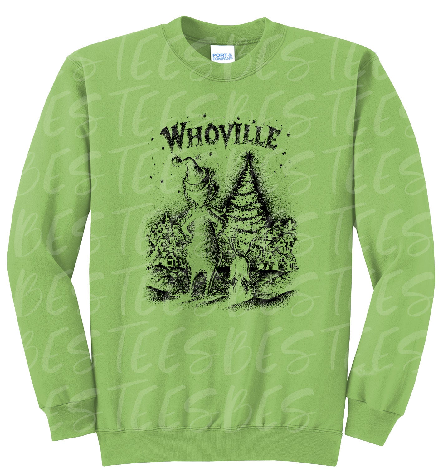 Adult Blank Lime Hoodies and Crew Necks