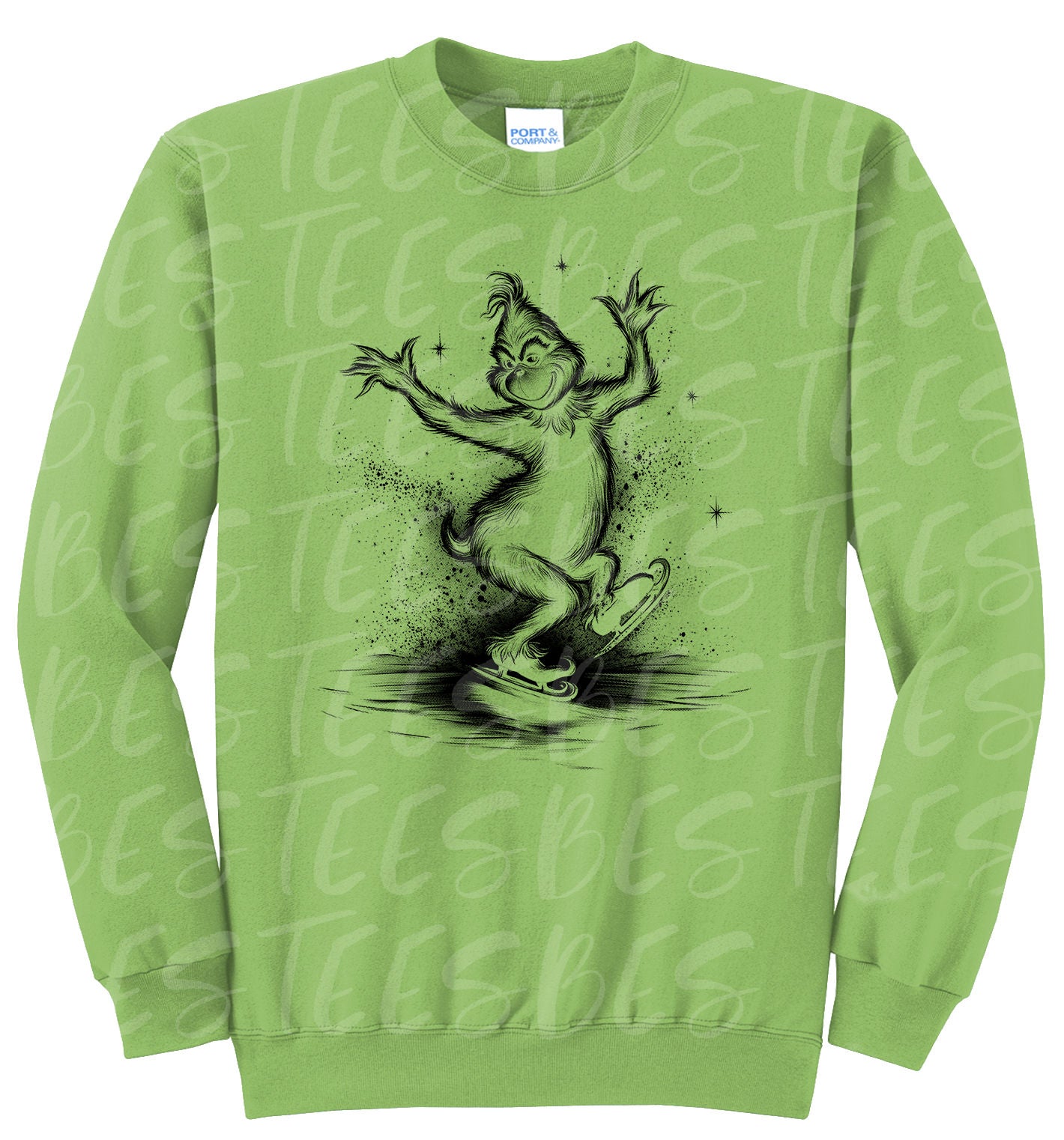 Adult Blank Lime Hoodies and Crew Necks