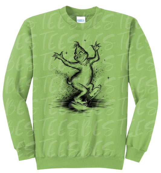 Adult Blank Lime Hoodies and Crew Necks