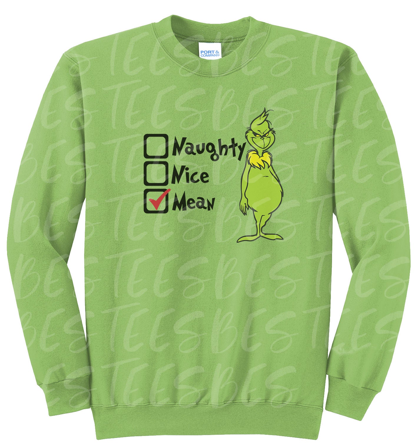 Adult Blank Lime Hoodies and Crew Necks