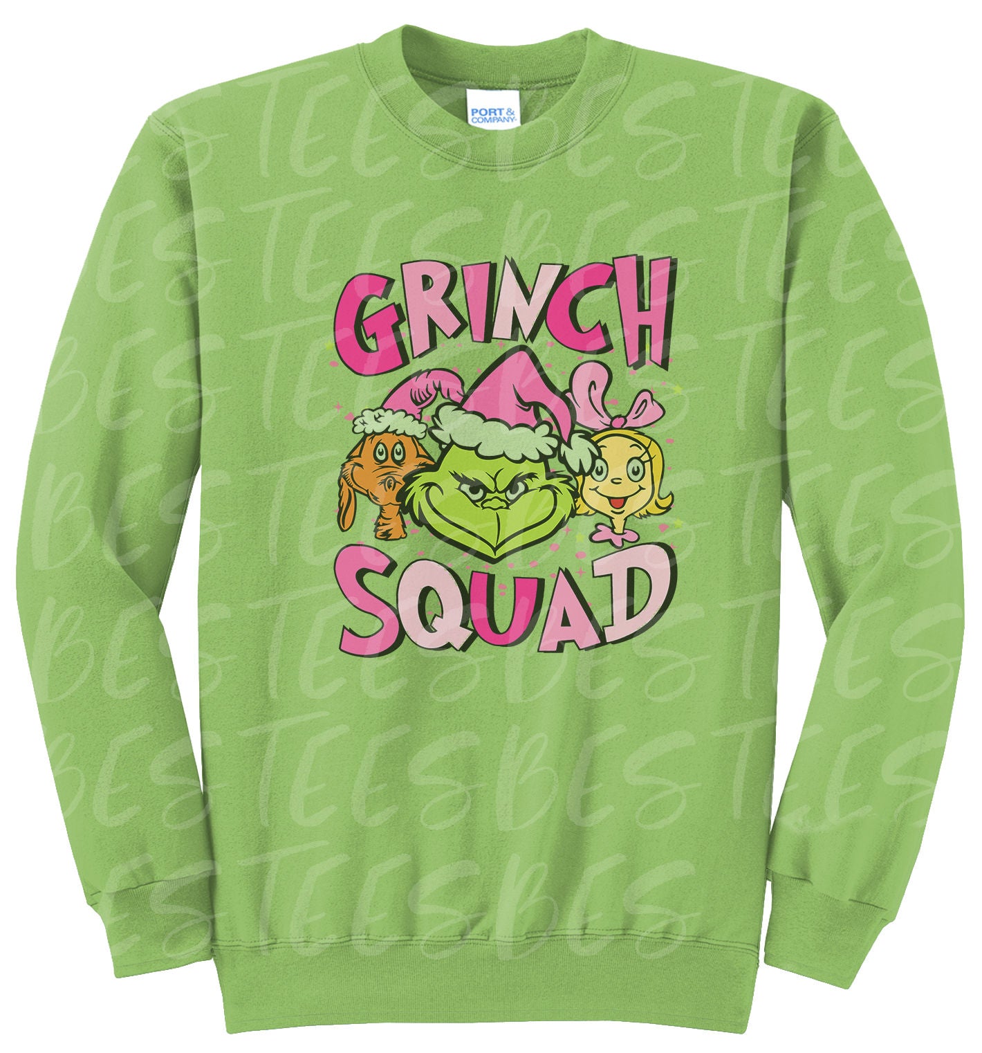 Adult Blank Lime Hoodies and Crew Necks