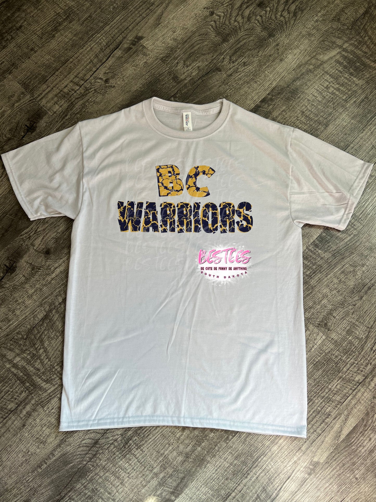 Warriors Silver Short Sleeve T-shirt