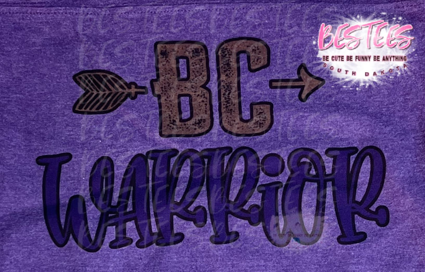 Toddler Short Sleeve BC Warrior Purple Jersey